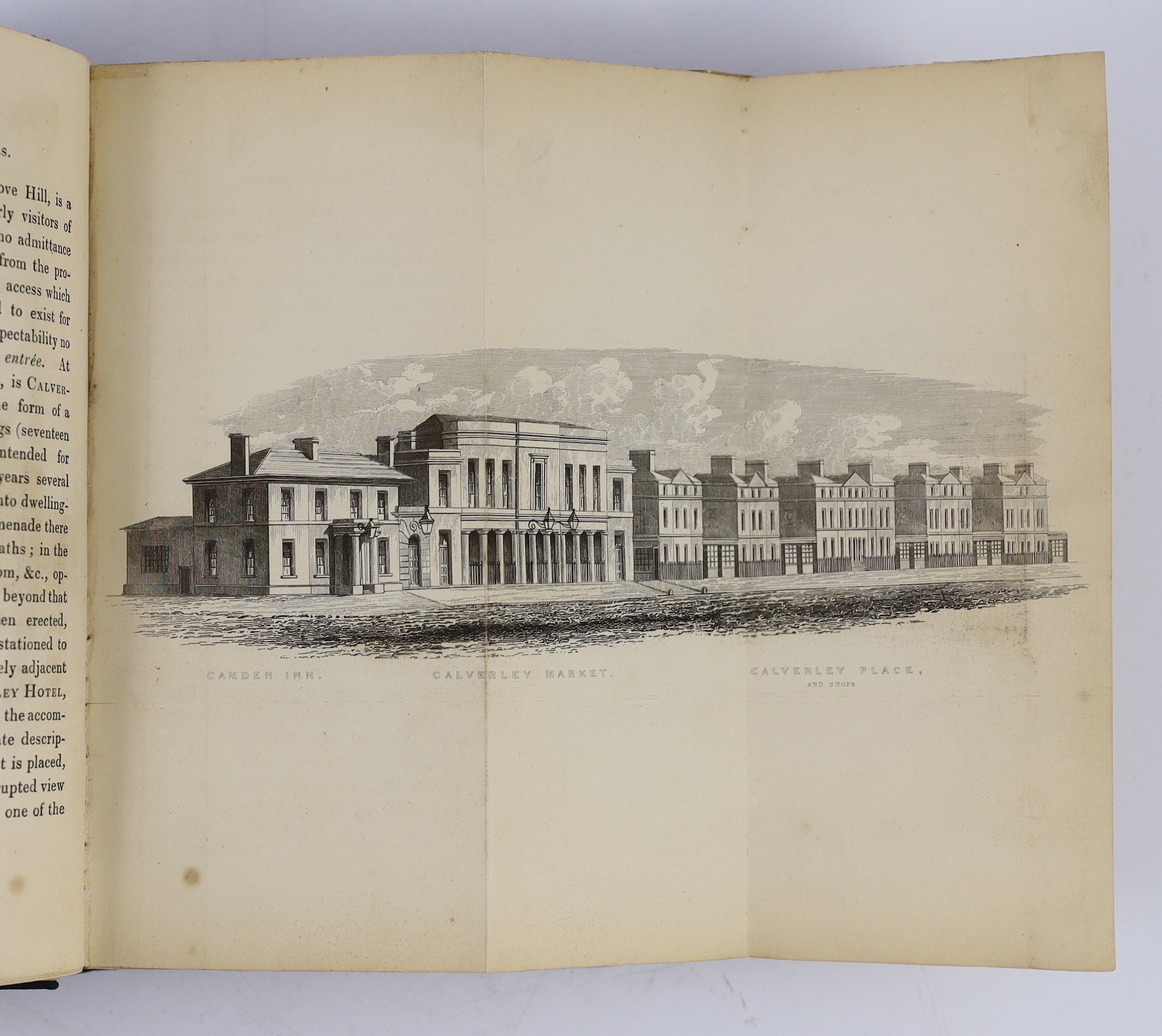 KENT, TUNBRIDGE WELLS: Colbran's New Guide for Tunbridge Wells.... Edited by James Phippen. hand coloured folded map, 16 plates (3 folded), engraved text illus., subscribers list and 32pp. advertiser; original gilt and b